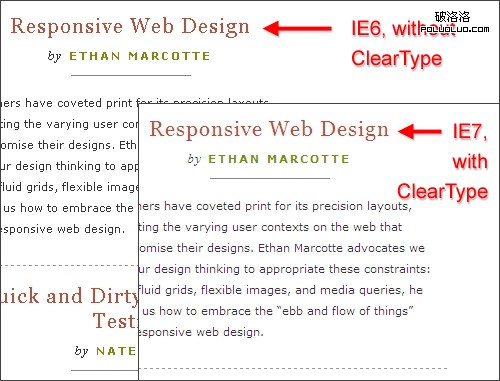 Cleartype-ie in The Principles Of Cross-Browser CSS Coding