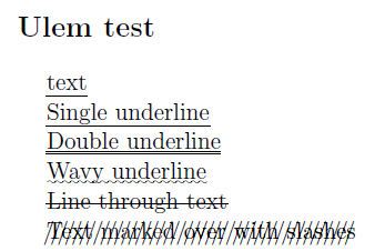 LaTex»ߣ˫»ߣߣɾߣбɾߵķ